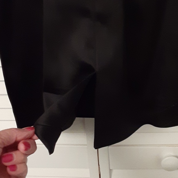 🌹WHBM Lovely Black Satin Dress🌹 - Picture 7 of 8